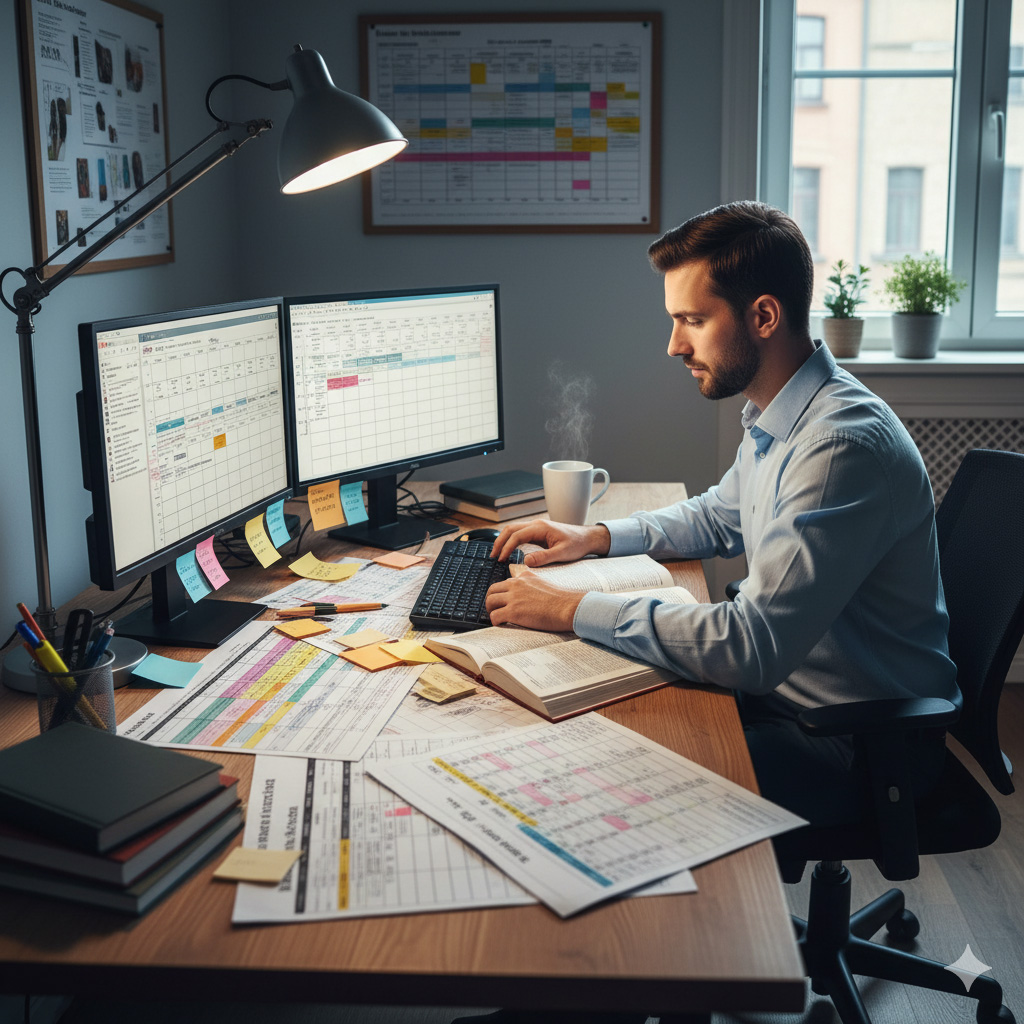 Prepara tu tiempo de estudio como un trabajo